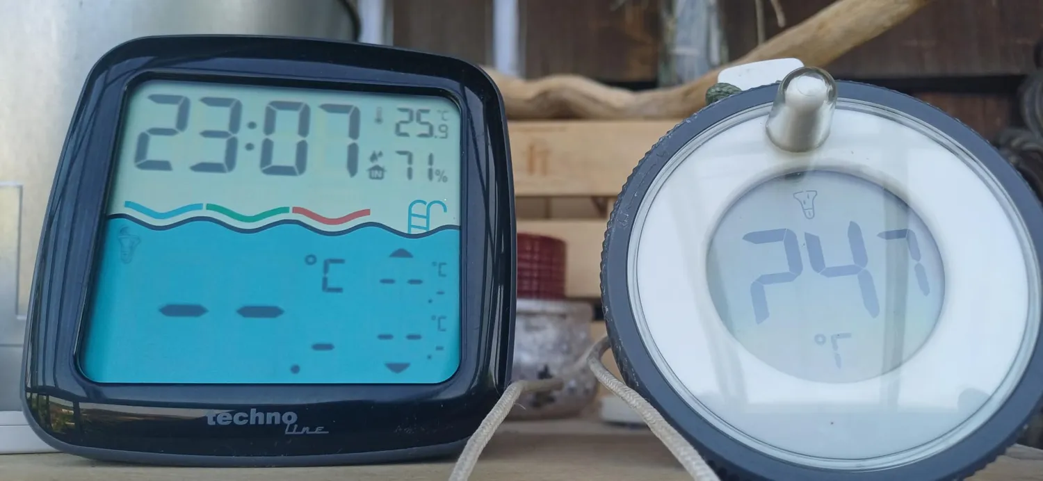 Technoline WS9059 Funk-Poolthermometer mit Basisstation
