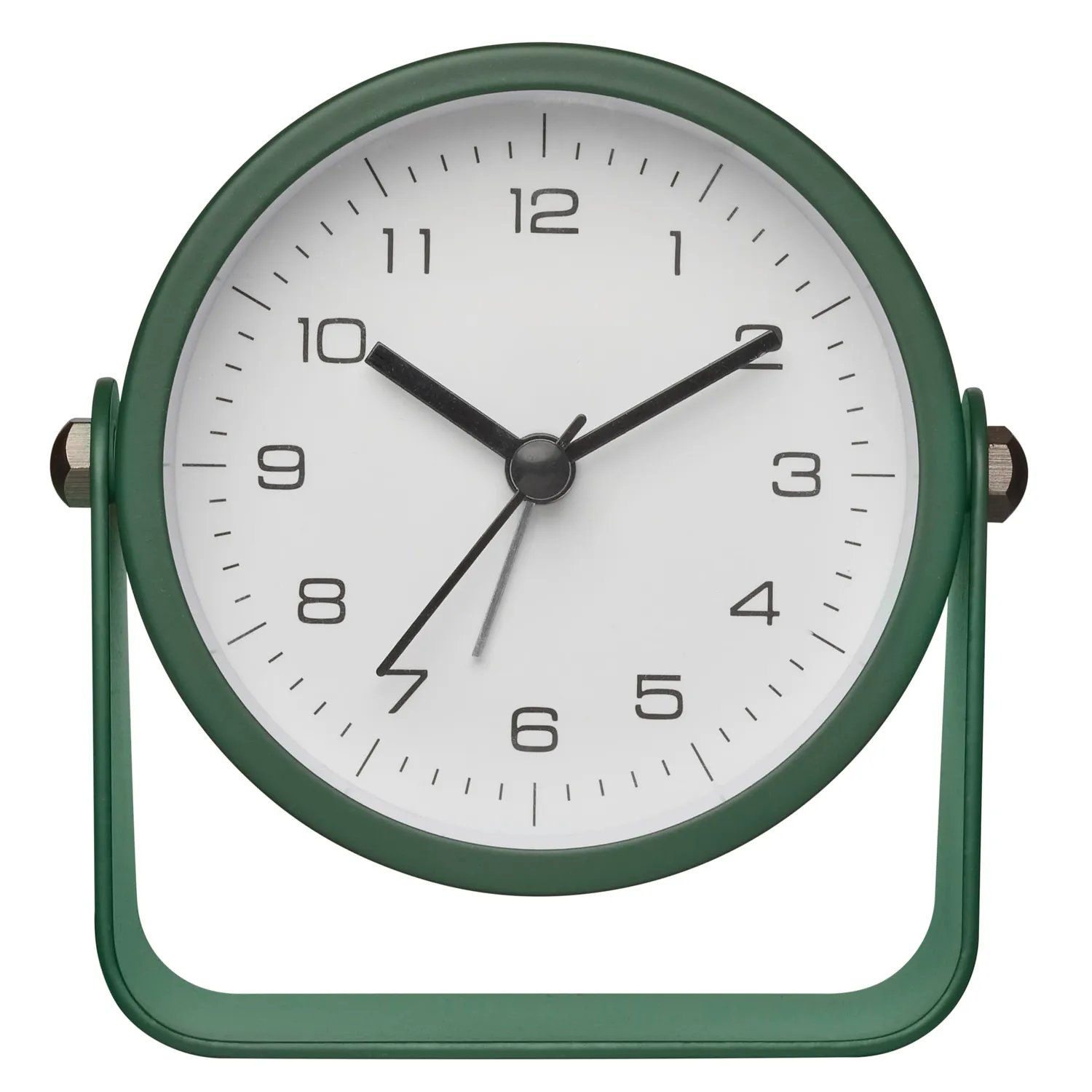 TFA Dostmann Design 60.1042.04 Wecker analog grün Metall