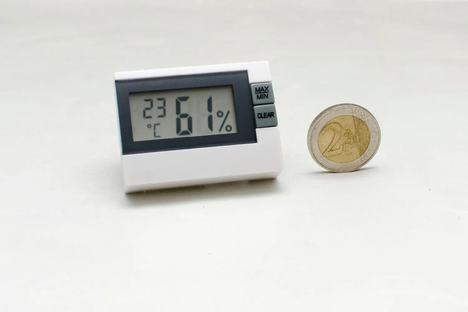 TFA Dostmann 30.5005.02 Thermo-Hygrometer Mini Weiß