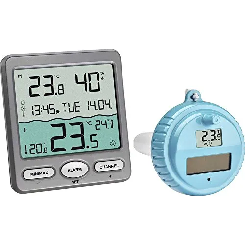 TFA Dostmann Venice 30.3056.10 Poolthermometer funk grau