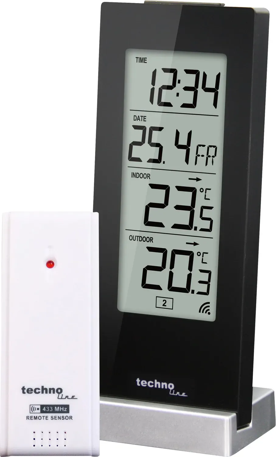 Technoline WS 9767 Funk-Temperaturstation schwarz