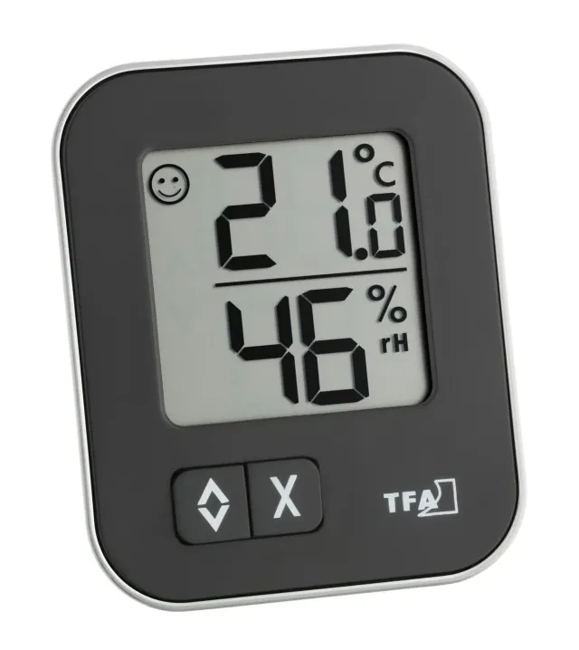 TFA Dostmann Moxx 30.5026.01 Thermo-Hygrometer schwarz