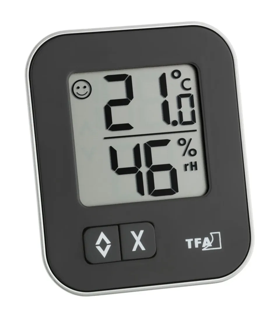 TFA Dostmann Moxx 30.5026.01 Thermo-Hygrometer schwarz