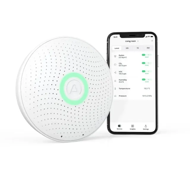 Airthings Wave Plus 2930 Luftqualitätsmessgerät Radon