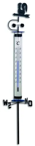 TFA Dostmann 12.2035 Gartenthermometer mit Wetterhahn
