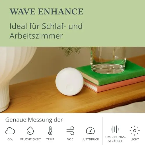 Airthings 321 Wave Enhance Raumluftmonitor CO2 VOC
