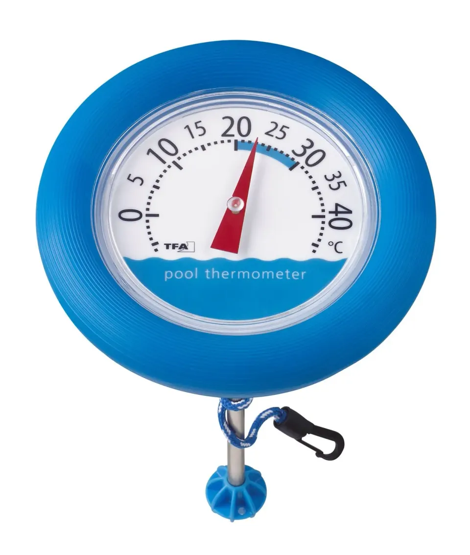 TFA Dostmann Poolwatch 40.2007 Poolthermometer analog blau schwimmend