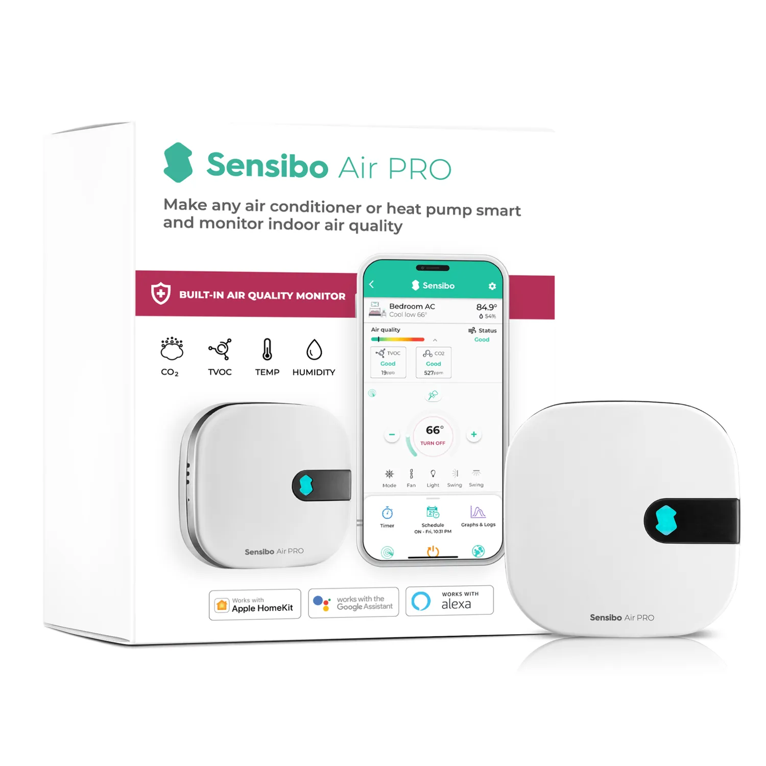 Sensibo Air Pro Klimasteuerung + Türsensor Kit