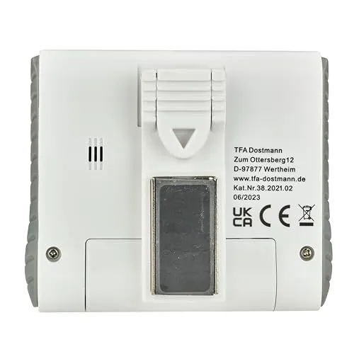 TFA Dostmann 38.2021.02 Digitaler Timer weiß 99 Min mit Memory