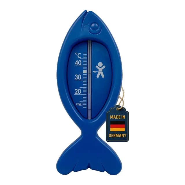 TFA Dostmann Fisch 14.3017.06 Badethermometer blau BPA-frei