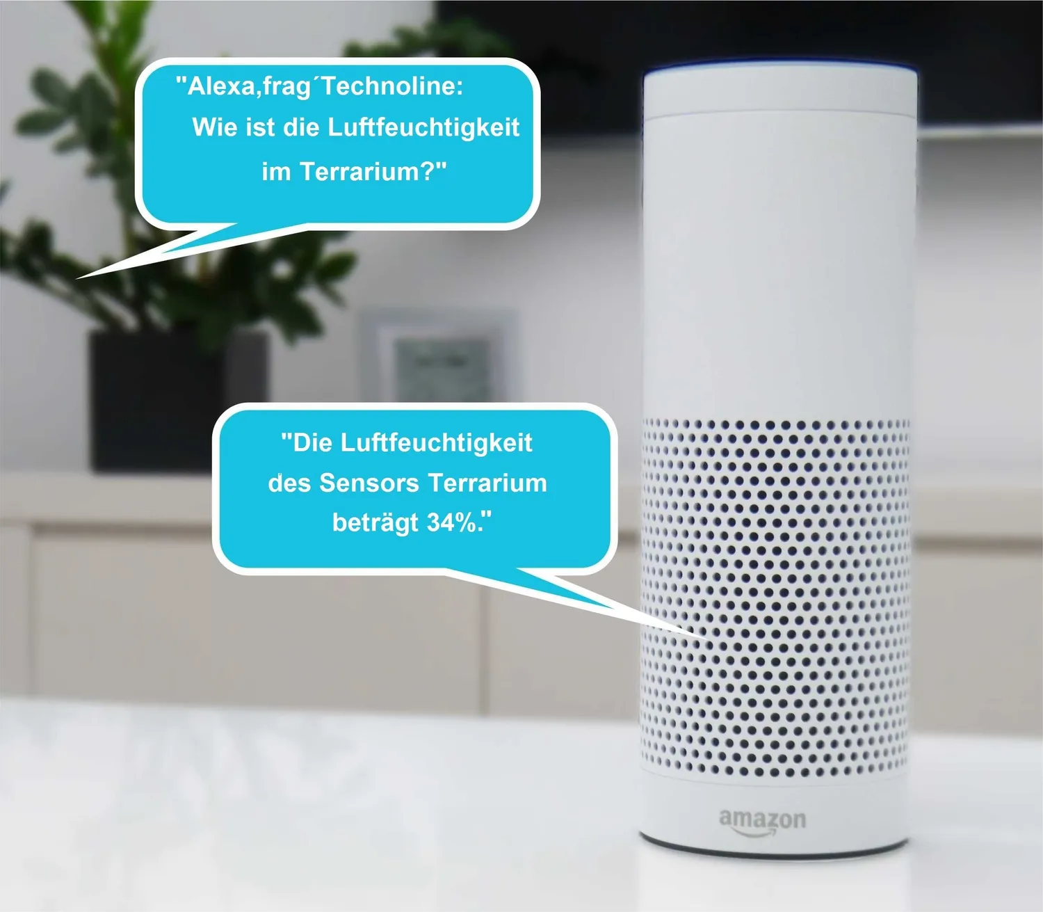 Technoline MA 10200 Mobile Alerts Sensor weiß mit Gateway