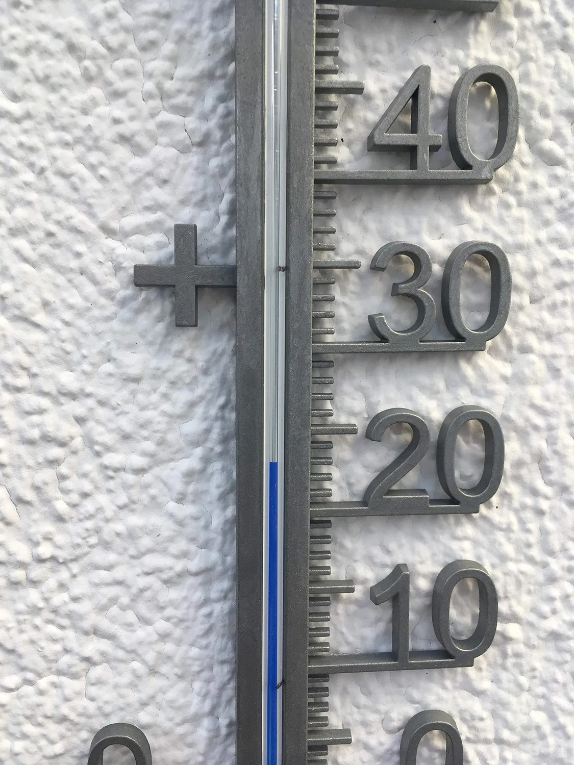 TFA Dostmann Außenthermometer analog Metall groß