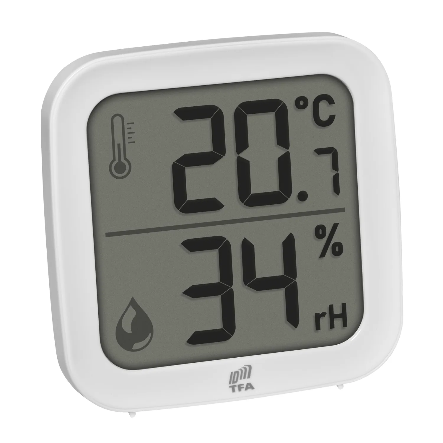 TFA Dostmann TFA.me 30.3908 Innensensor schwarz Temperatur Feuchte