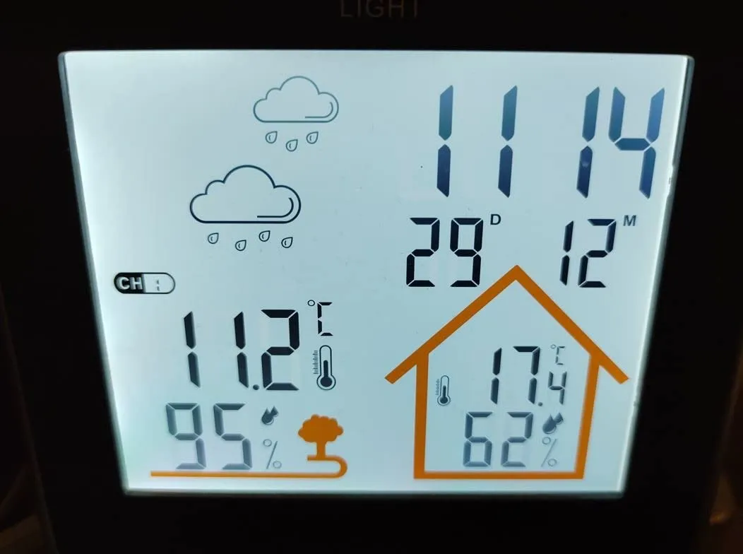TFA Dostmann Life 35.1153.01 Funkwetterstation schwarz mit Sensor