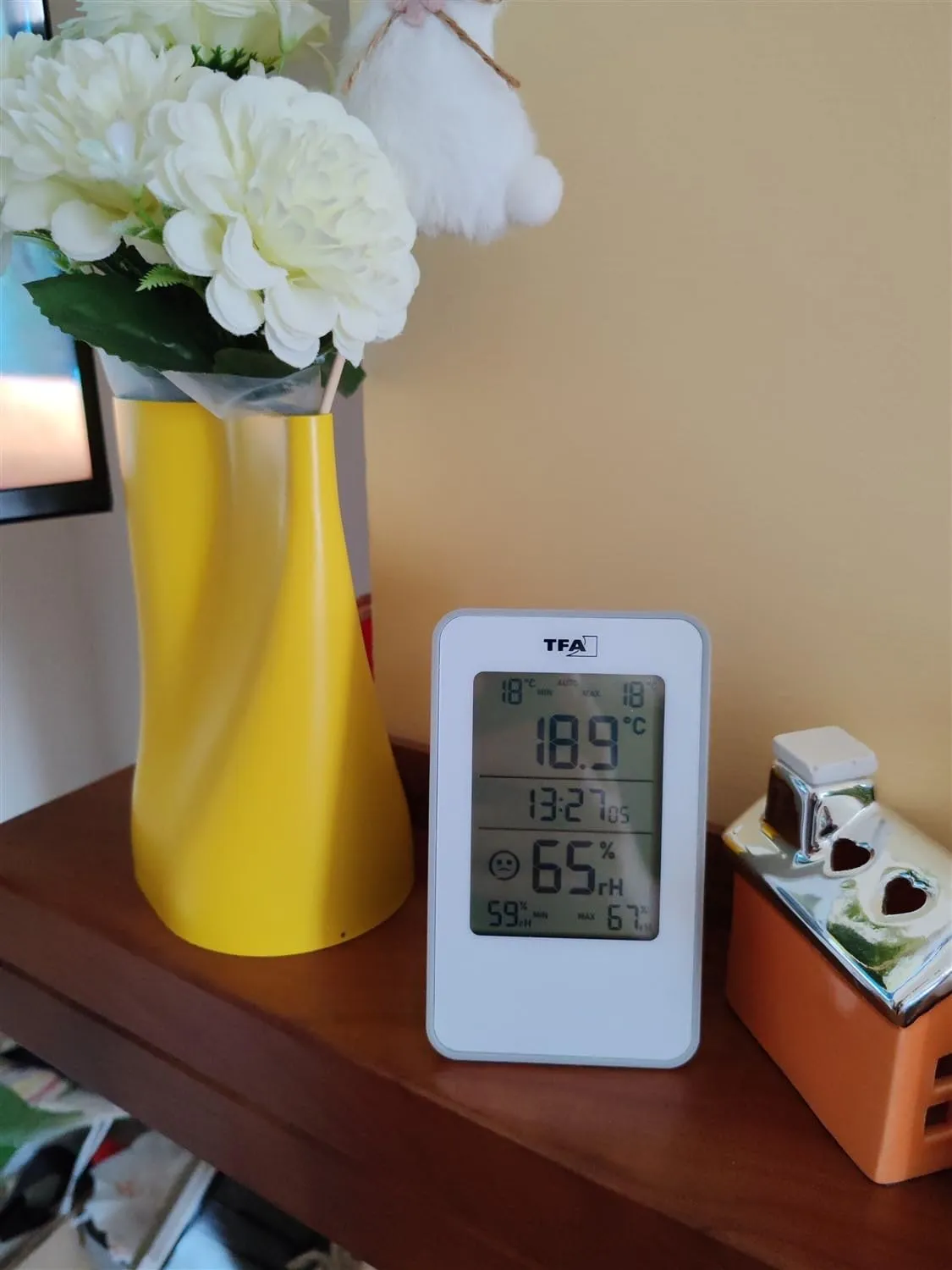 TFA Dostmann 30.5057 Thermo-Hygrometer weiß Schimmel