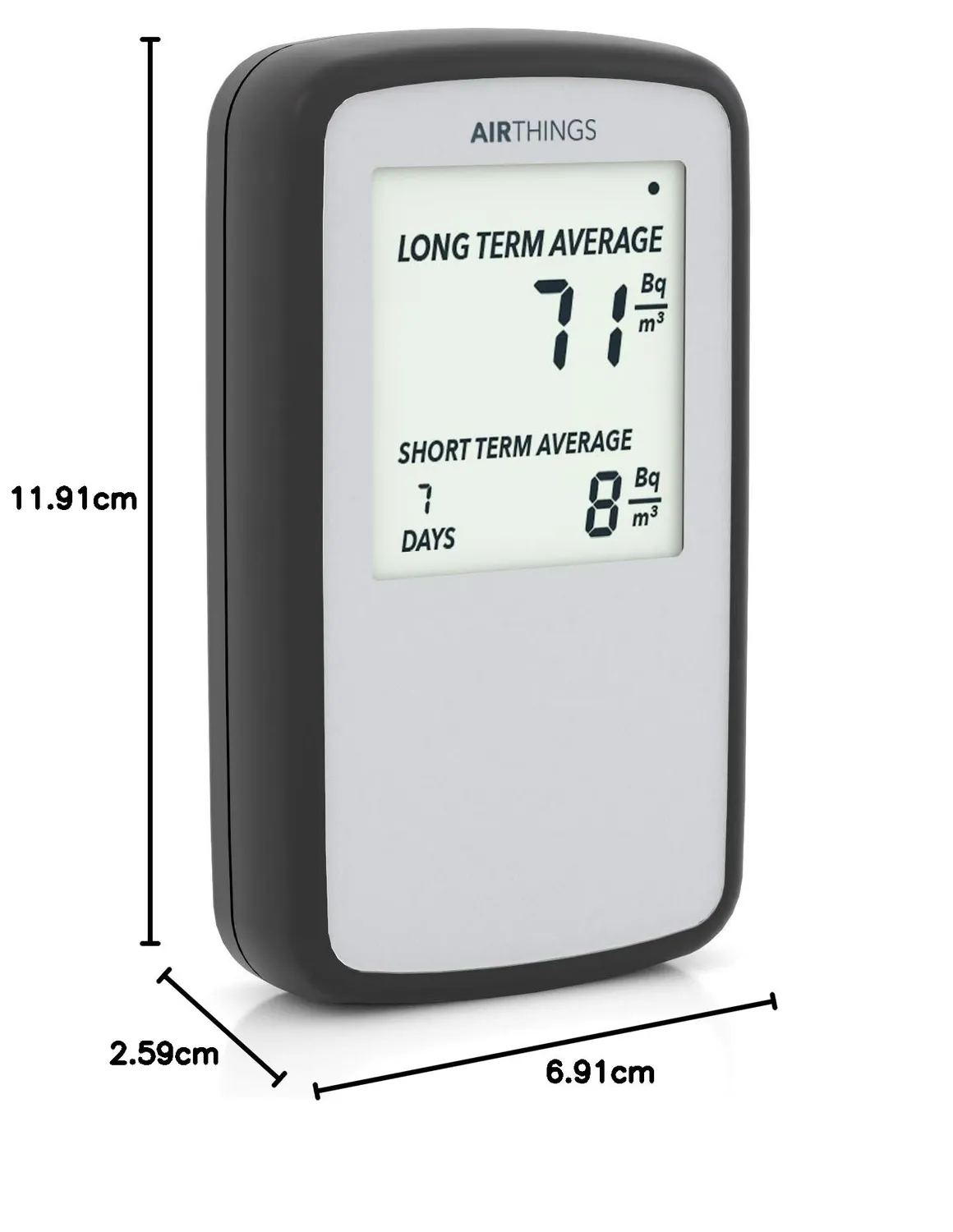 Airthings Corentium Home Radonmessgerät batteriebetrieben