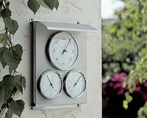 TFA Dostmann 20.2010.60 Wetterstation Edelstahl analog