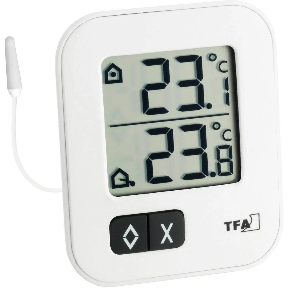 TFA Dostmann Moxx 30.1043 Thermometer weiß digital