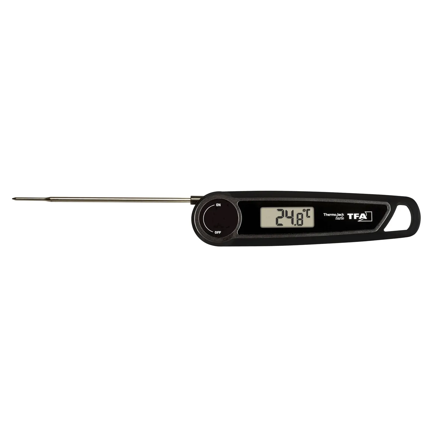 TFA Dostmann Thermo Jack Taste 30.2035 Fleischthermometer schwarz ±0,5°C