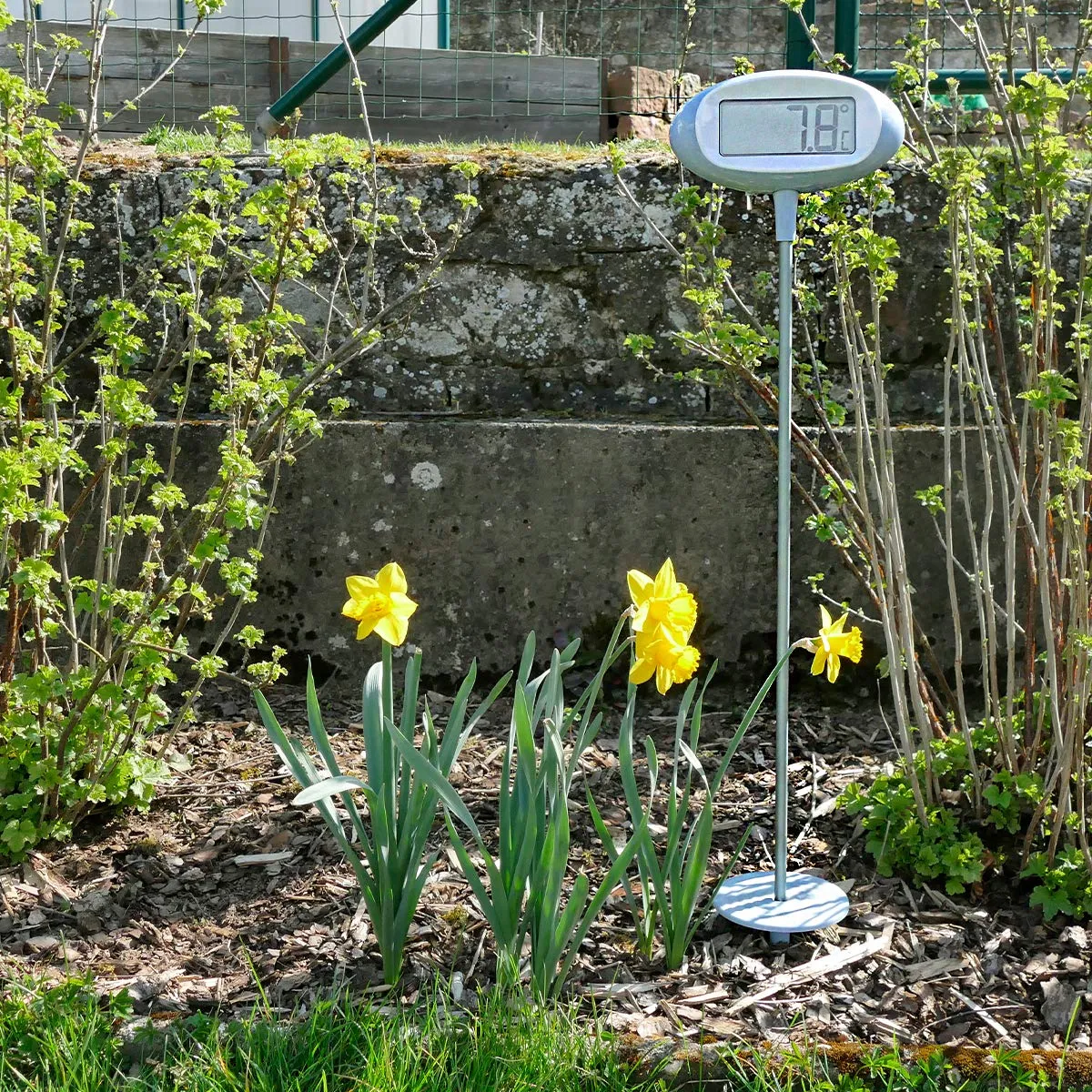 TFA Dostmann Orion 30.2024.06 Gartenthermometer Grau 80cm