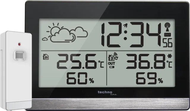 Technoline WS9255 Wetterstation Frostalarm TX205D-TH