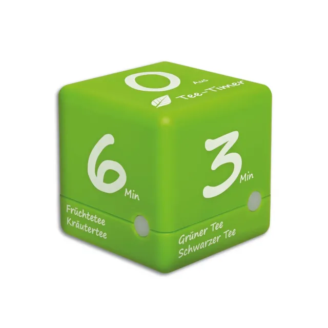 TFA Dostmann 38.2035.04 Tee-Timer grün Cube digital