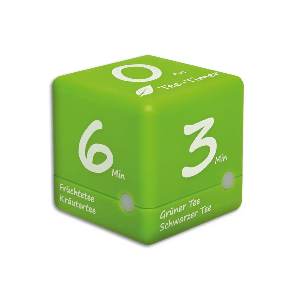 TFA Dostmann 38.2035.04 Tee-Timer grün Cube digital