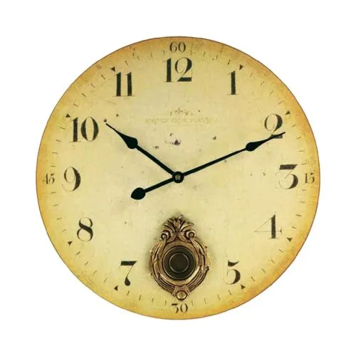 Technoline WT 1020 Wanduhr 35 cm ocker