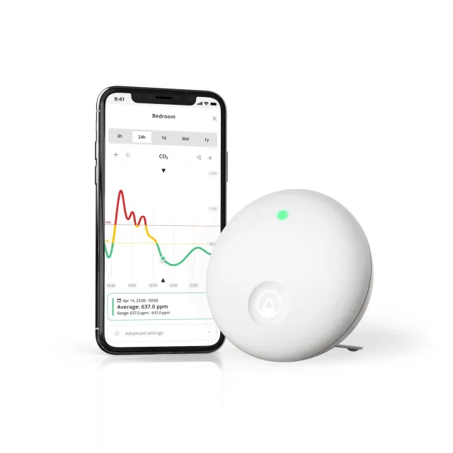 Airthings 321 Wave Enhance Raumluftmonitor CO2 VOC
