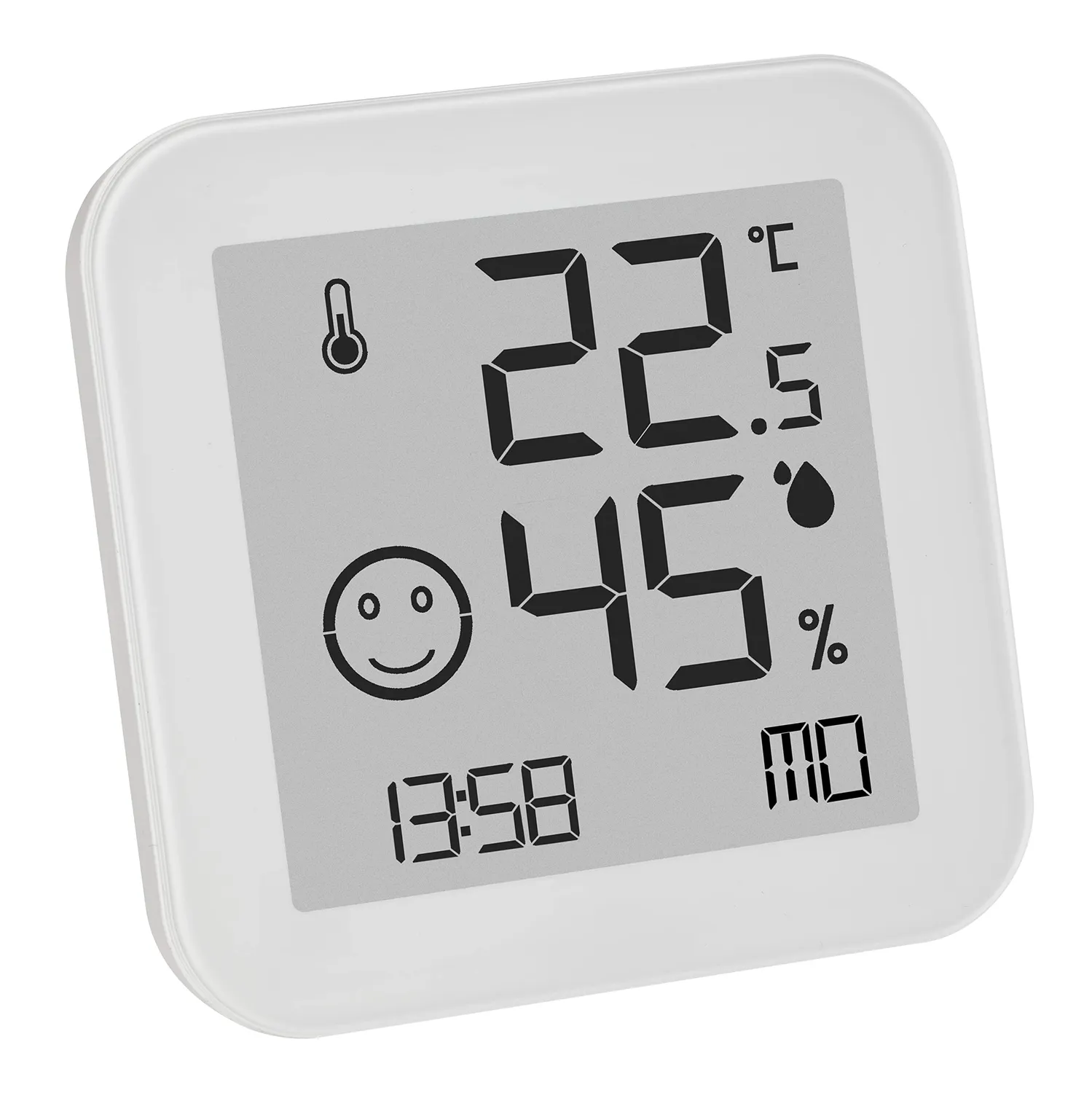 TFA Dostmann Black & White 30.5054.01 Thermo-Hygrometer E-Ink schwarz