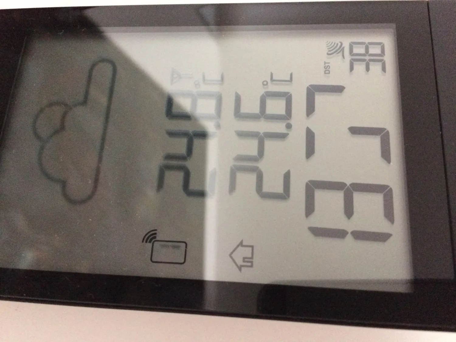 Technoline WS 9251 Wetterstation Schwarz mit Sensor
