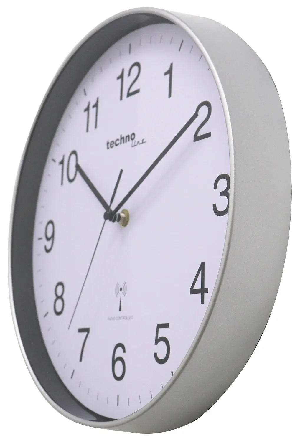 Technoline WT 8030 Funkwanduhr 30 cm Silber