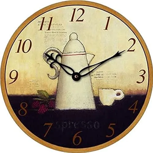 Technoline WT 1016 Wanduhr 34 cm Blumenkorb