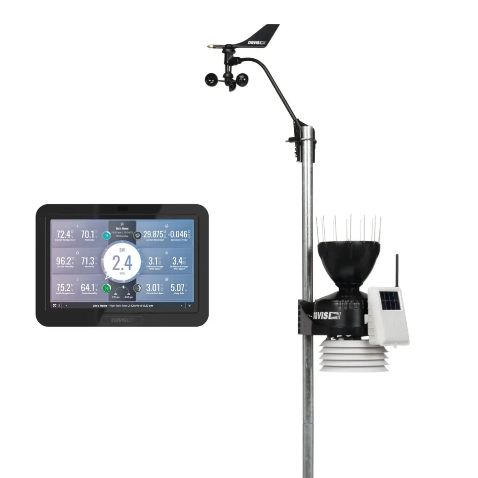 Davis Vantage Pro2 6252 Wetterstation mit Konsole metrisch Funk