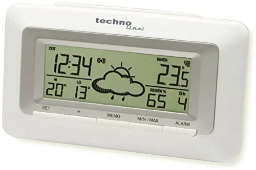 Technoline WetterDirekt WD 1080 Funkwecker mit Prognose