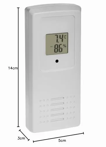 TFA Dostmann 30.3256.02 Thermo-Hygro-Sender Weiß