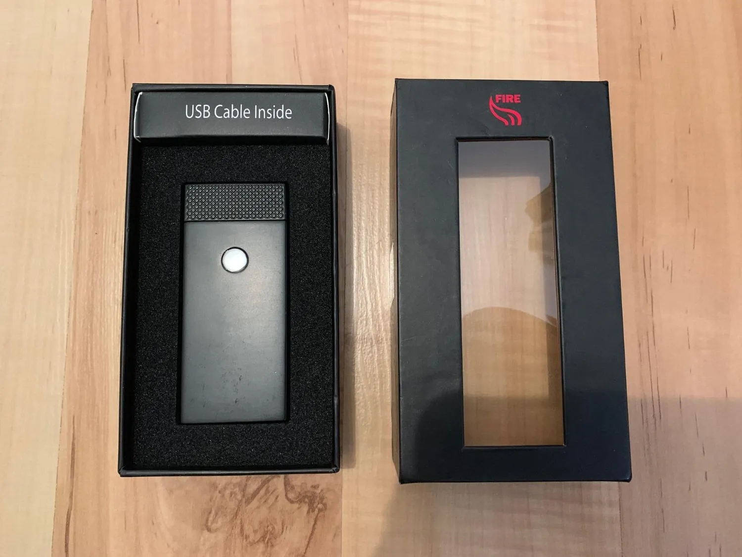 TFA Dostmann 98.1124.01 Lichtbogen-Feuerzeug schwarz USB
