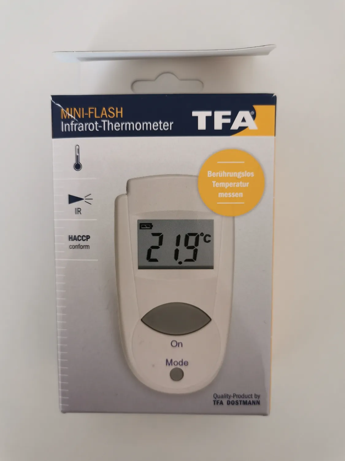 TFA Dostmann Mini Flash 31.1108 Infrarot-Thermometer HACCP