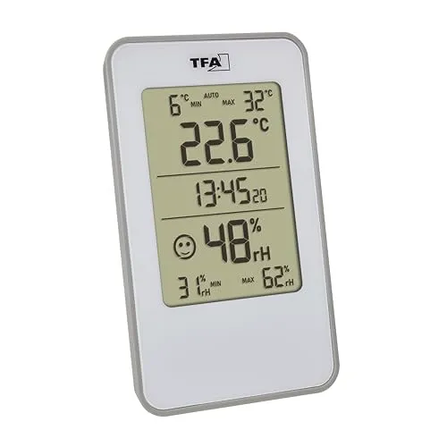 TFA Dostmann 30.5057 Thermo-Hygrometer weiß Schimmel