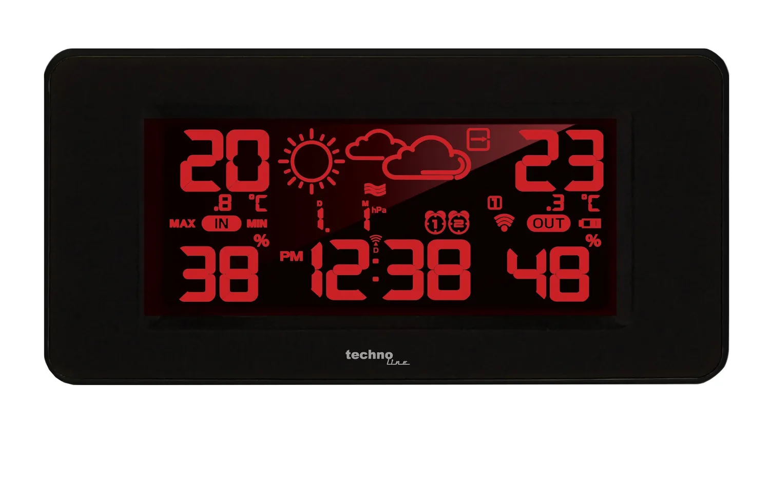 Technoline WS 6445 Funk-Wetterstation Farbdisplay Sensor