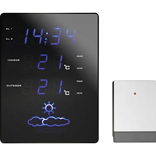 Technoline WS 6820 Wetterstation Funk LED-Anzeige Wecker