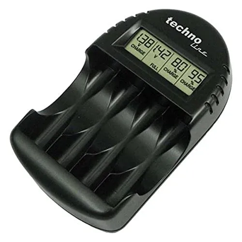 Technoline BC 250 Akku-Ladegerät schwarz Mikroprozessor