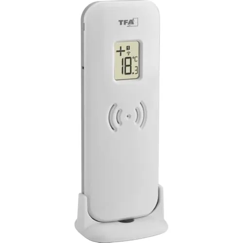 TFA Dostmann 30.3250.02 Temperatursender Weiß Display