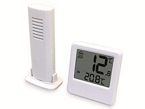 Technoline WS 9114 Funkthermometer mit Außensensor große Anzeige