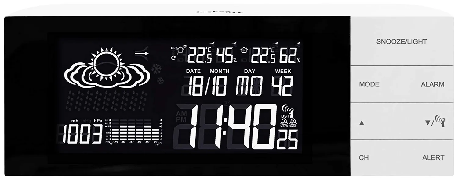 Technoline WS 6870 Wetterstation mit TX 960 Außensender