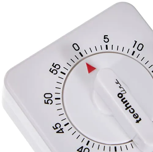 Technoline KZW Kurzzeitwecker analog weiß 60 Minuten