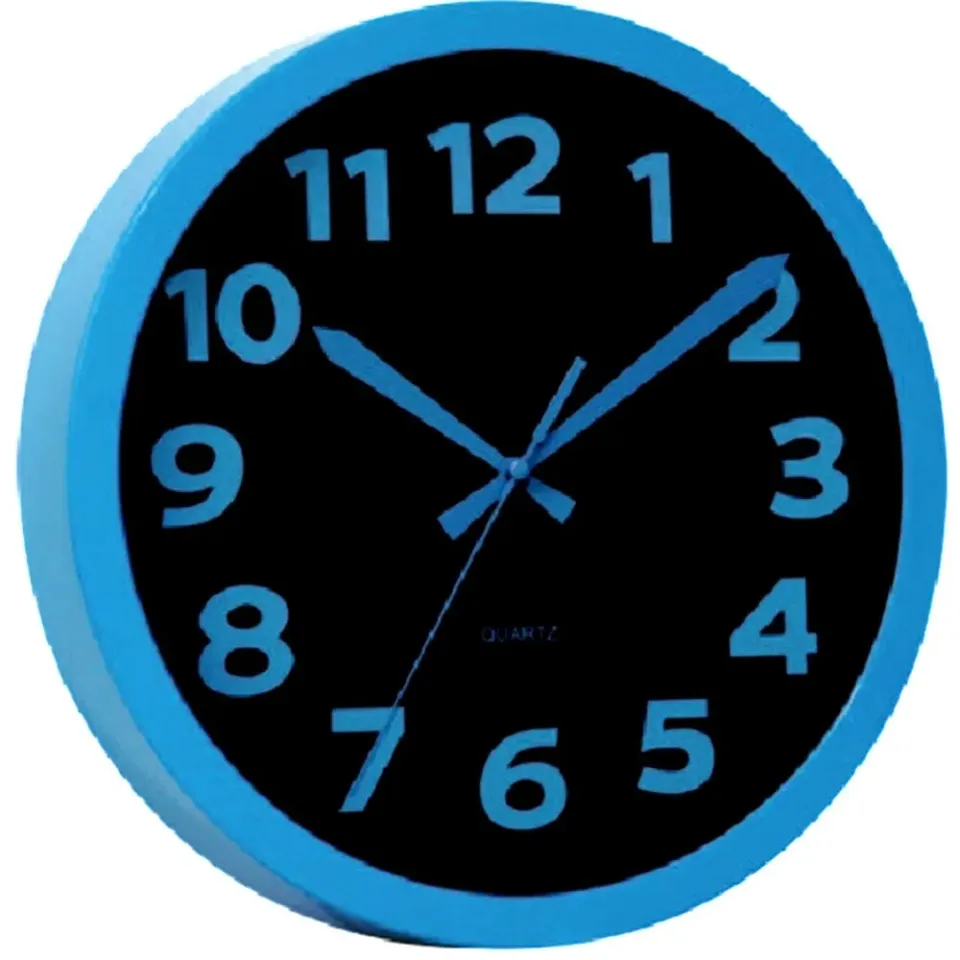 Technoline WT 7420 Wanduhr Blau Kunststoff 25,5 cm