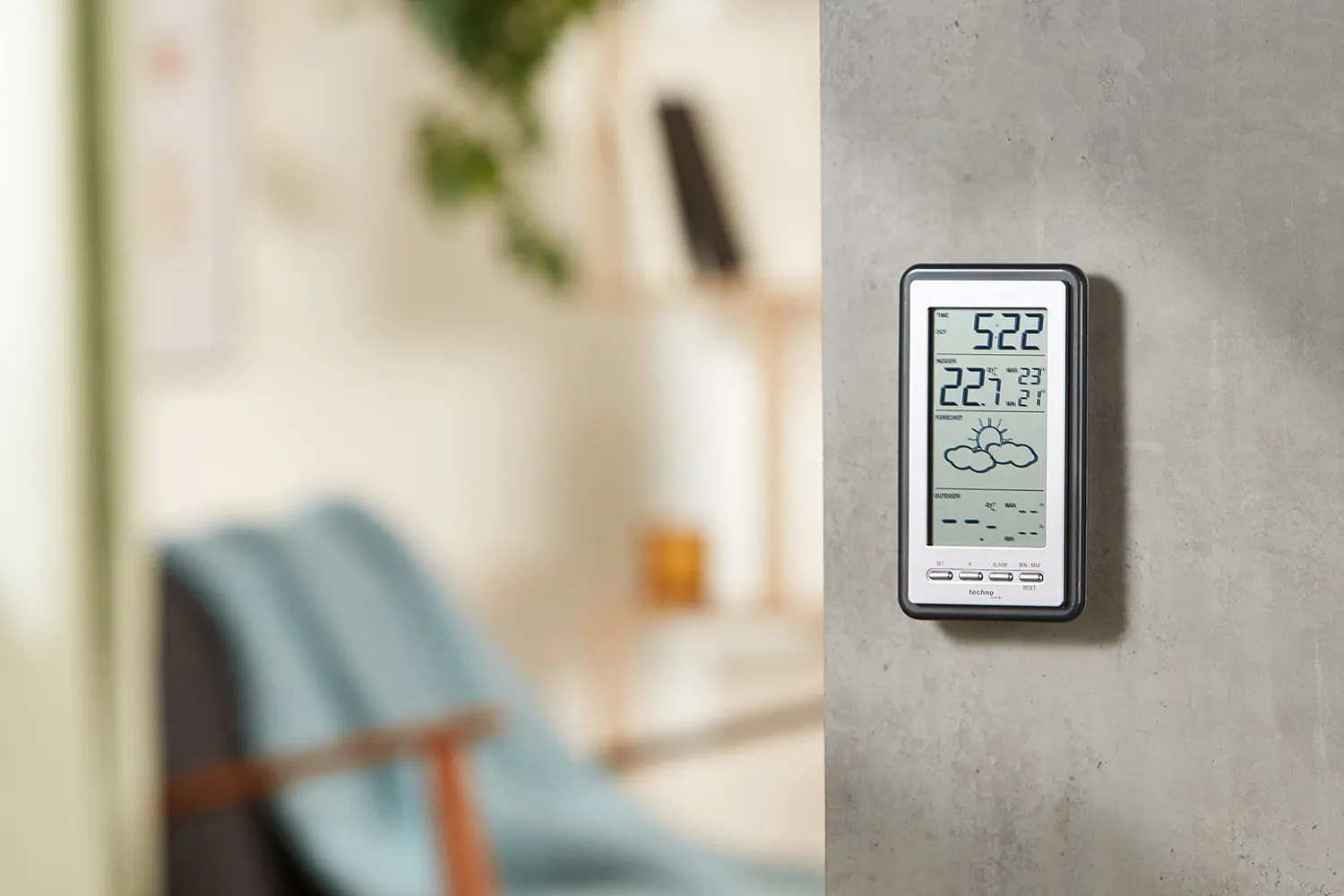 Technoline WS 9130 Funk-Wetterstation schwarz Vorhersage