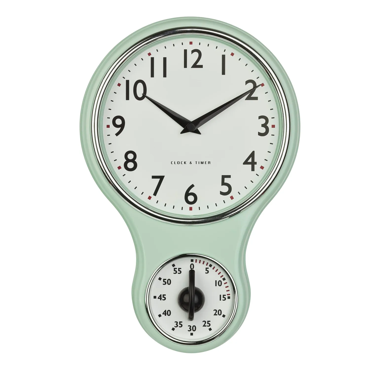 TFA Dostmann 60.3073.20 Wanduhr türkis Timer 60min