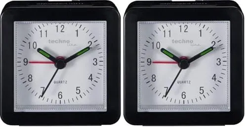 Technoline SC Quarz-Wecker analog schwarz